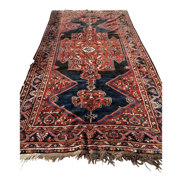 1880s, Handmade Antique Persian Luri Rug 5.8' X 10.7' For Sale