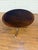 42” Diameter Georgian Style Round Accent Table by Leighton Hall - Showroom Sample For Sale - Image 9 of 9