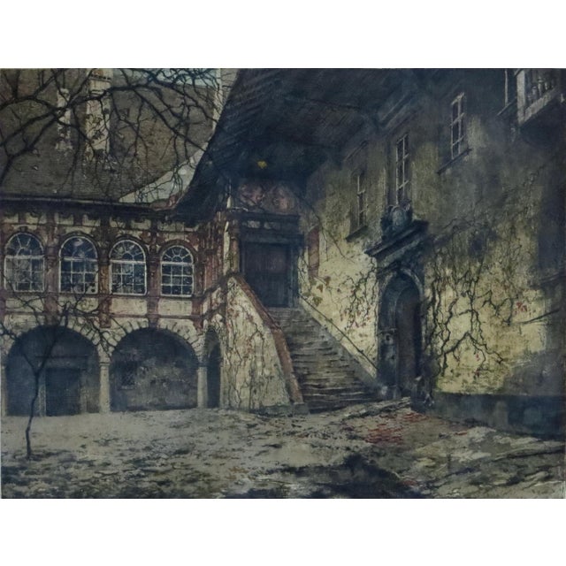 1930s Luigi Kasimir, Schallaburg Castle, circa 1930 For Sale - Image 5 of 12