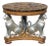 Maitland-Smith Silver Gilt Lion Table With a Faux Tortoiseshell Top For Sale