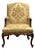 Statesville Chair Company Carved Georgian Upholstered Chair For Sale