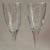 1980s Vintage Handmade Etched Grapevine Champagne Glasses With Tulip Stems – Set of 2 For Sale - Image 5 of 12