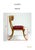 Walnut Wood & White Leather Saber Legged Klismos Dining Chair from Pescetta For Sale - Image 10 of 17