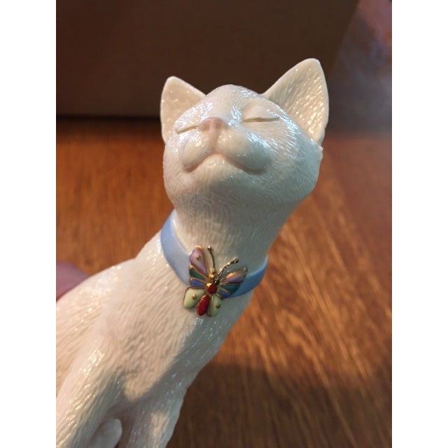 Lenox Lenox Sweet Attraction Cat Figurine For Sale - Image 4 of 6