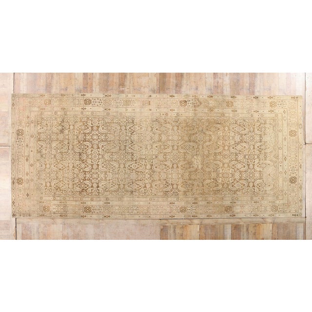 Late 19th Century Persian Mahal Rug, 07'00 X 16'01 For Sale - Image 10 of 10