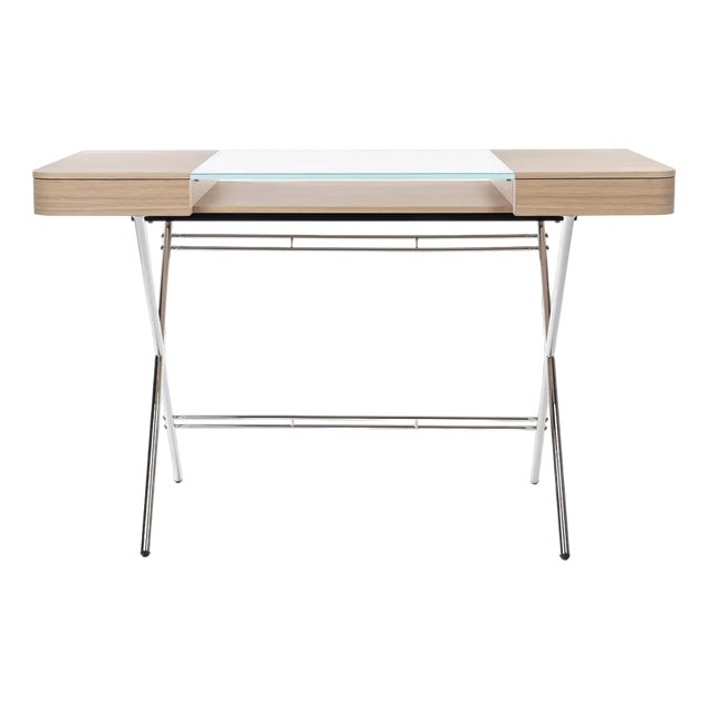 Cosimo Desk with Natural Oak Veneer Top by Marco Zanuso Jr for Adentro, 2023 For Sale
