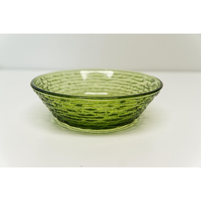 Anchor Hocking Anchor Hocking Soreno Avocado Green Small Bowls Set of 10 For Sale - Image 4 of 5