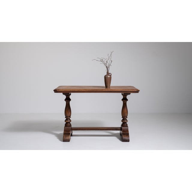Oak Side Table in Original Patina, Antique, France, 19th Century For Sale - Image 11 of 12