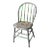 Antique Painted Spindle Back Farmhouse Chair For Sale