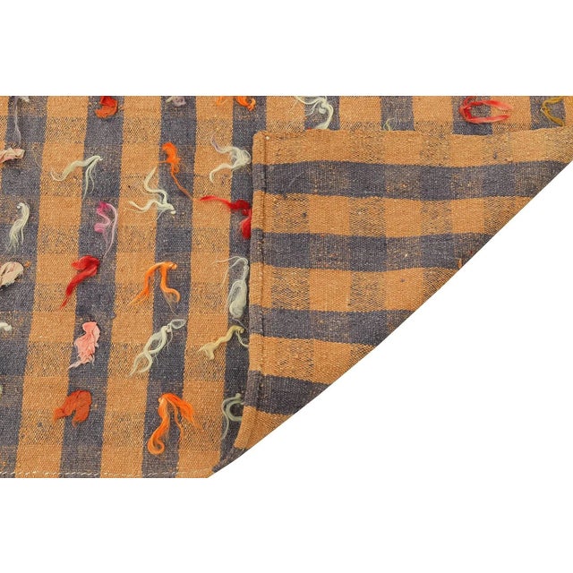 Mid 20th Century Mid 20th Century Decorative Vintage Turkish Kilim Rug For Sale - Image 5 of 7
