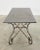 Mid-Century Faux Bamboo Iron Slate Top Garden Dining Table For Sale - Image 11 of 13