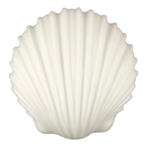 1 of 3 Large Minimalist Opaline Glass Shell-Shaped Wall Lights From Limburg, Germany, 1970s