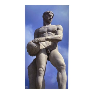 William Gray Harris Photograph on Canvas “Calciatore in Riposo" For Sale