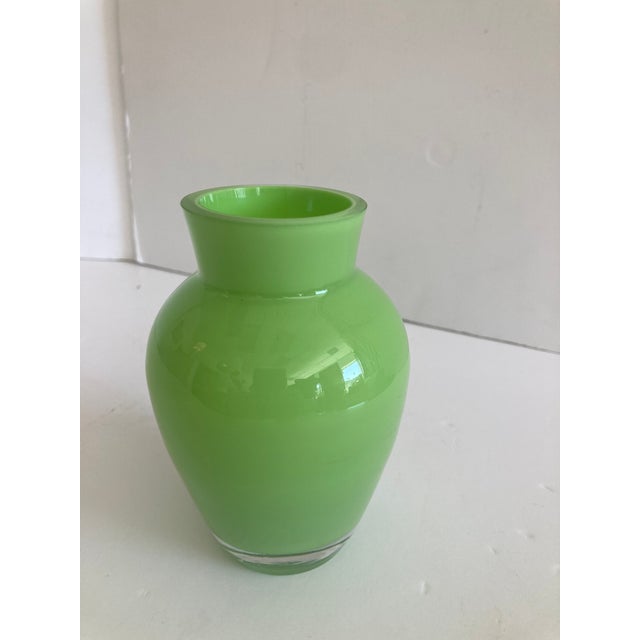 Green Glass Ming Vase For Sale In Los Angeles - Image 6 of 7