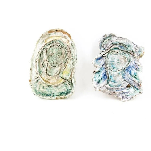 Red French Terracotta Bas Relief, 1950s, Set of 2 For Sale - Image 8 of 8