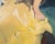 Ira Yeager 20th C. Woman in Yellow Oil Canvas Painting 5.5 Ft For Sale - Image 12 of 18