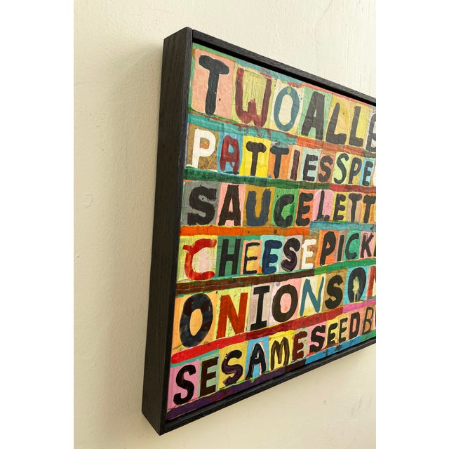 "Big Mac Attack" - Original, Contempory Mixed Media, Collage Painting by Brian McDonald For Sale - Image 4 of 7