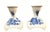 1970s Royal Copenhagen Blue Flower 10/1711 Pair Porcelain Candlesticks Denmark Vintage For Sale - Image 5 of 9