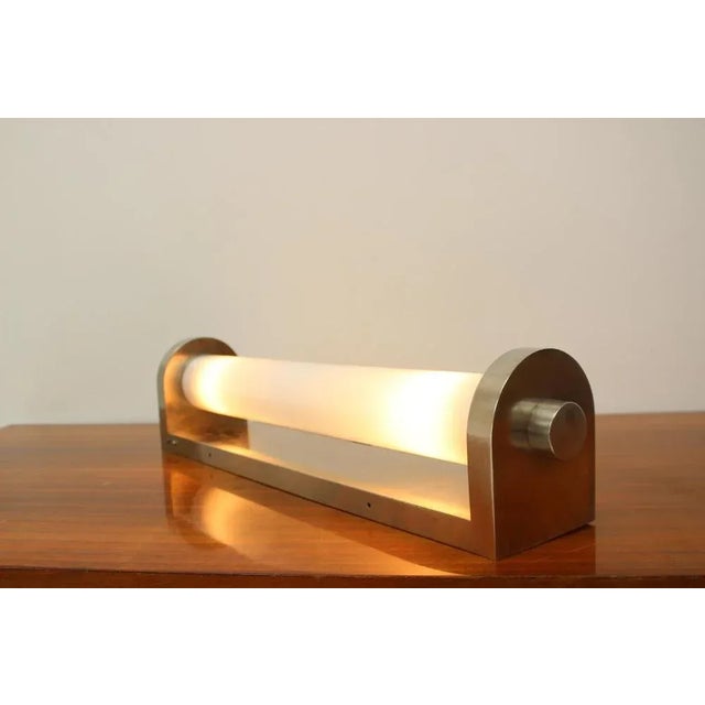 Large Bauhaus Functionalist Table or Wall Lamp, 1930s For Sale - Image 9 of 10