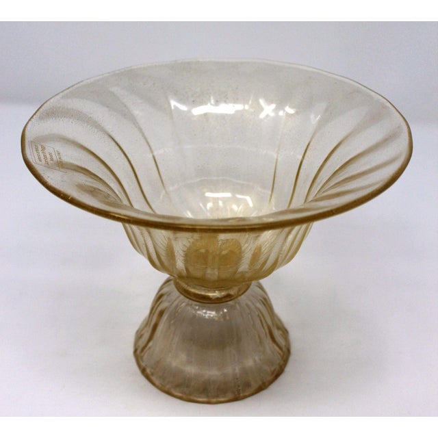 Traditional Contemporary Murano Glass Candy Dish by Gambaro & Poggi For Sale - Image 3 of 4