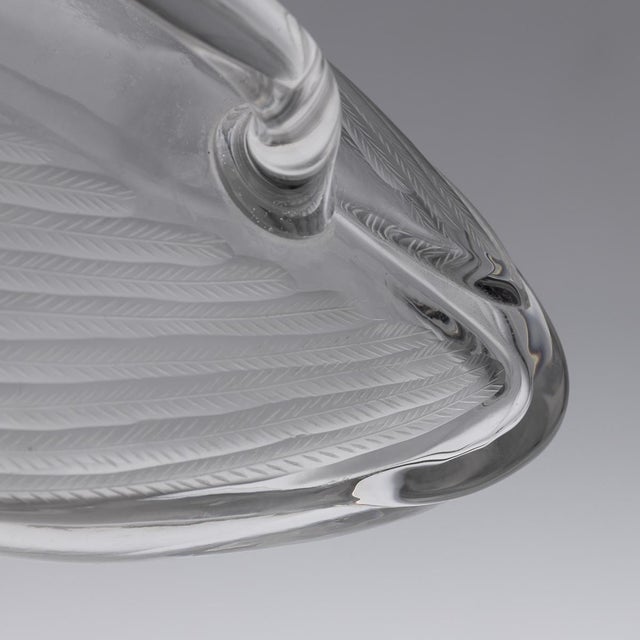 20th Century Continental Silver & Clear Glass Novelty Duck Claret Jug For Sale - Image 11 of 18