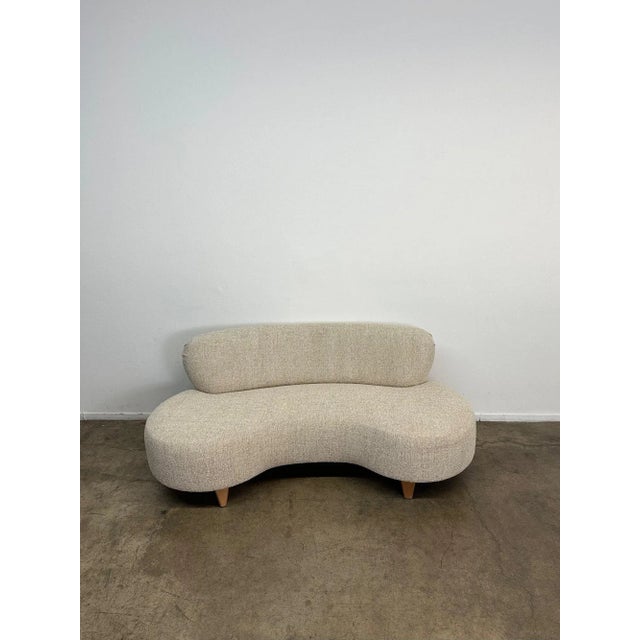 Made to Order Kidney Loveseat Sofa For Sale In Los Angeles - Image 6 of 11