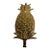 Vintage Solid Brass Pineapple Wall Hook For Sale