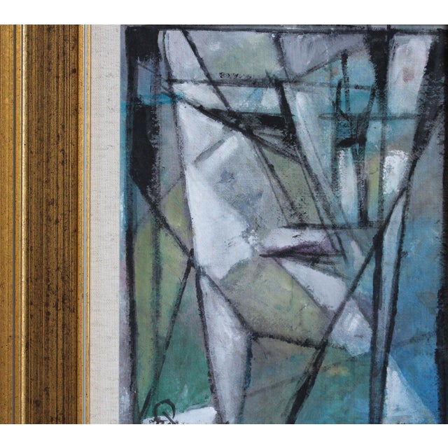 Florentine School Artist, Hidden Portraits XX, 1990s, Acrylic on Canvas, Framed For Sale - Image 4 of 10