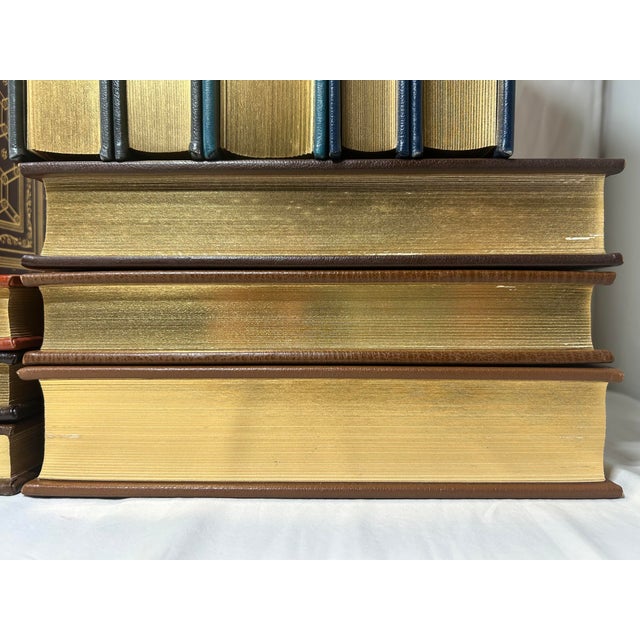 1970s Vintage Franklin Library Collection Limited Edition Leather Books - Set of 18 Books For Sale - Image 11 of 12