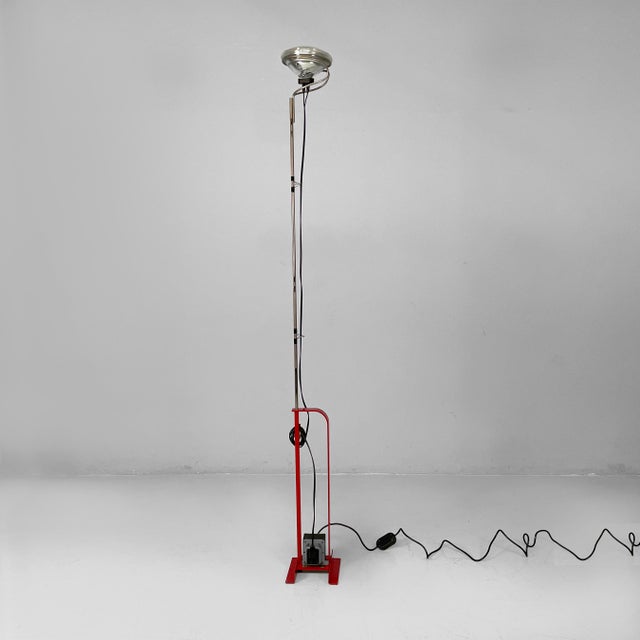 Modern Italian Toio Floor Lamps by Achille Pier Giacomo Castiglioni for Flos, 1970s, Set of 2 For Sale - Image 3 of 15