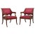 Set of Antique Empire Mahogany Armchairs in Brass and Gilded Decor For Sale - Image 12 of 12