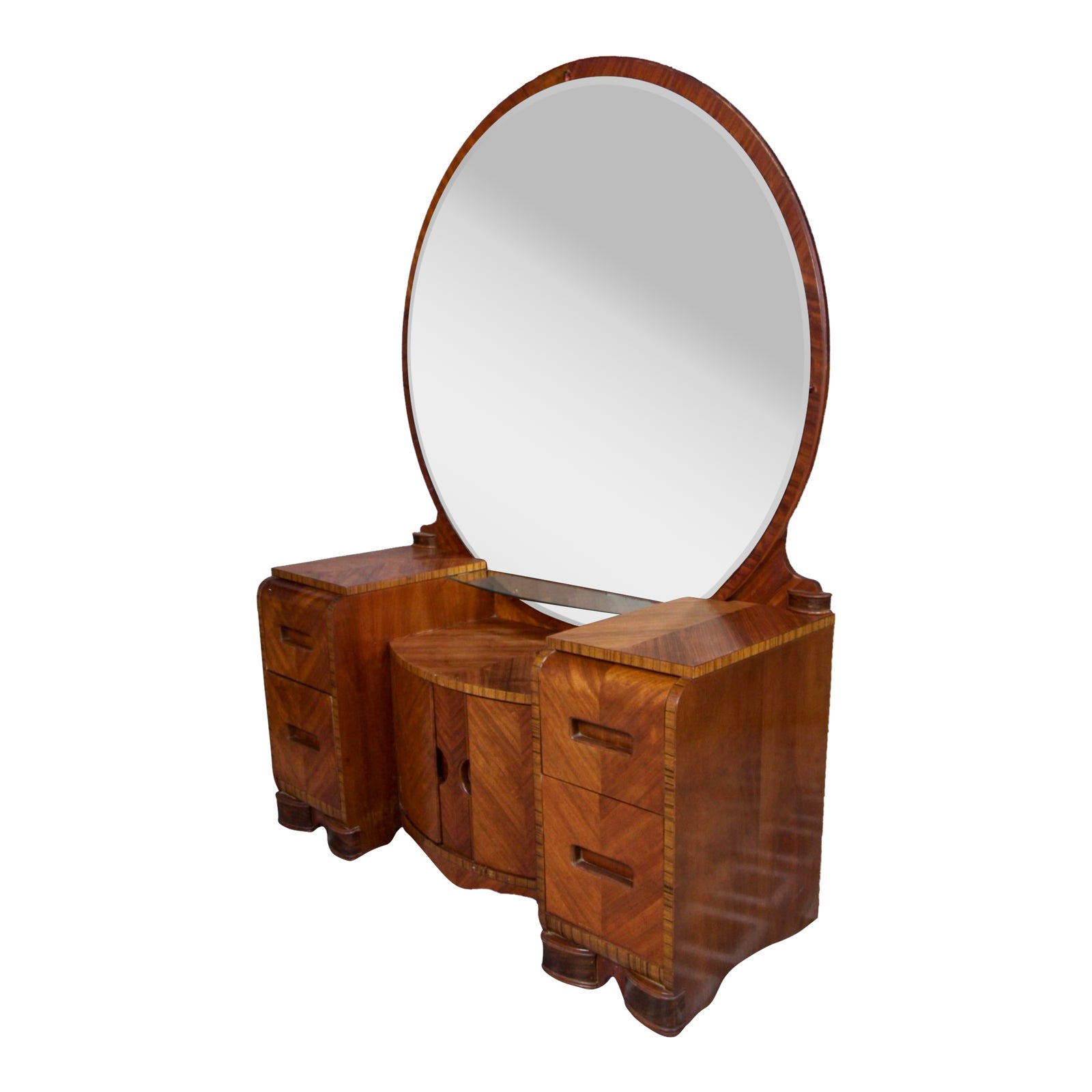 Art Deco Waterfall Vanity Chairish