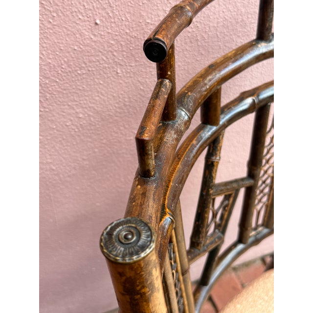 Antique English Brighton Pavilion Armchair For Sale In Miami - Image 6 of 10