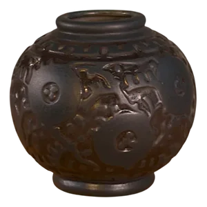 Art Deco Ceramic Vase by Georges Condé, 1930s