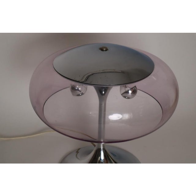 Space Age Italian Mushroom Table Lamp attributed to Goffredo Reggiani, 1960s For Sale - Image 10 of 15