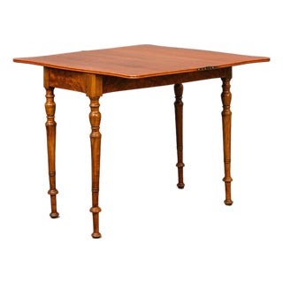 Antique Game Table or Console Table in Walnut, Late 19th Century For Sale