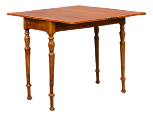 Antique Game Table or Console Table in Walnut, Late 19th Century