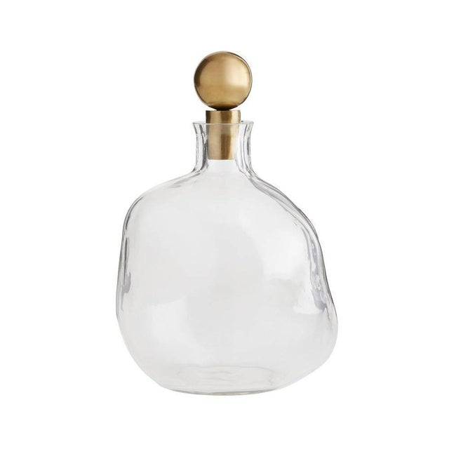 Whether it's whiskey or wine embrace your love for spirits with this set of decanters. The free-form organic shapes of the...