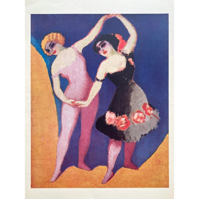 This Kees Van Dongen rare vintage 1948 Fauvism limited edition French fine art lithograph print " Les Danseuses " 1906, is...