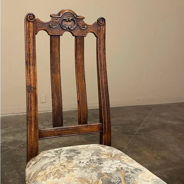 Set of 6 Antique Liegoise Louis Xiv Dining Chairs For Sale - Image 11 of 13