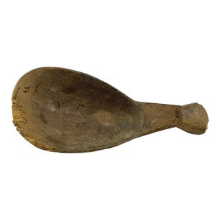 Early 20th Century Lobi Wooden Spoon Burkina Faso For Sale