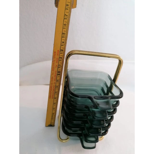 Stacking Ashtrays by Wilhelm Wagenfeld for WMF, 1950s, Set of 6 For Sale - Image 4 of 9