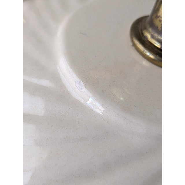 Beige Vintage Large Ceramic Lamps by Westcal - a Pair For Sale - Image 8 of 8