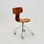 Mid-Century Model 3113 Swivel Desk Chair in Teak by Arne Jacobsen for Fritz Hansen, 1960s For Sale - Image 3 of 11