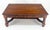 Late 20th Century Heavy Large 30x54 Spanish Colonial Solid Mahogany Italian Coffee Table w/ Drawer For Sale - Image 5 of 14