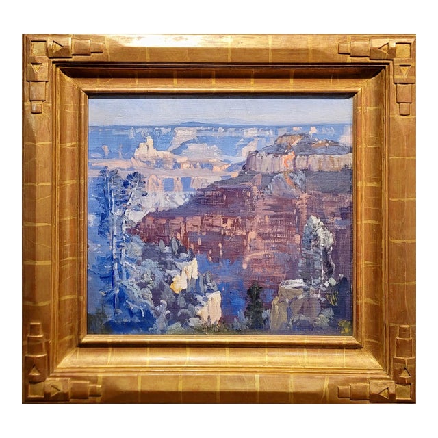 Fitch Fulton - 1920s View of the Grand Canyon - Oil Painting For Sale