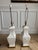 Paul Hanson Vintage Blanc De Chine Chinoiserie Ceramic Lamps - A Pair With Original Shades For Sale In Chicago - Image 6 of 9