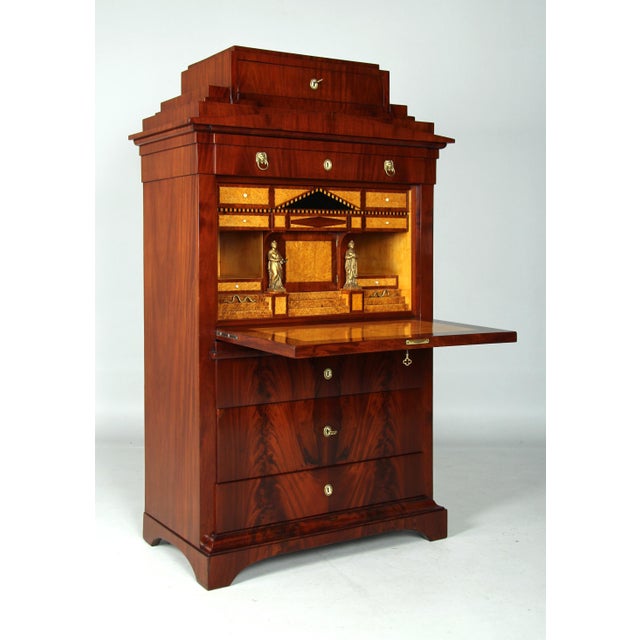 Early 19th Century Biedermeier Secretary, Berlin, 1825 For Sale - Image 5 of 18
