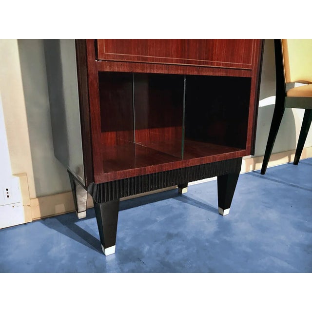 Mid-Century Italian Rosewood Secretaire, 1950s For Sale - Image 11 of 14