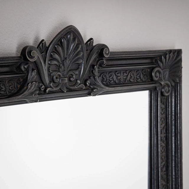 Early 19th Century Neoclassical Berlin Iron Wall Mirror For Sale - Image 5 of 7